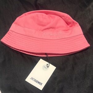 Jacquemus Pink Kids Bucket Hat
